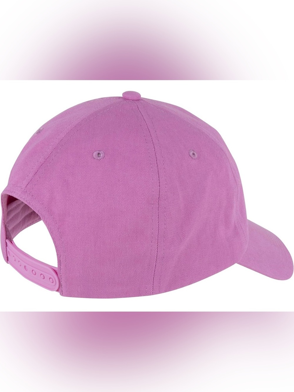 New Balance Pink Raspberry Baseball Cap Hat Gray Logo Adjustable SnapBack - Picture 2 of 8